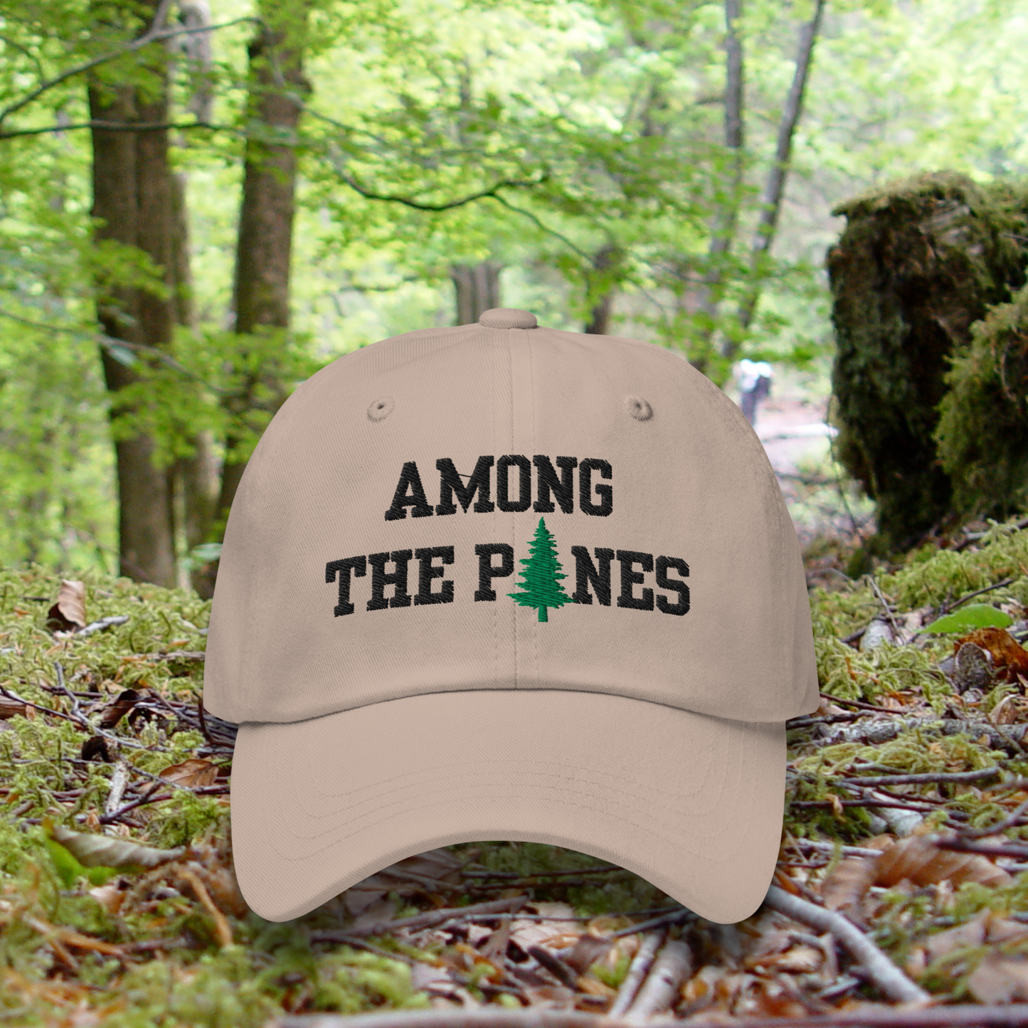 Among the Pines Embroidered Ball Cap