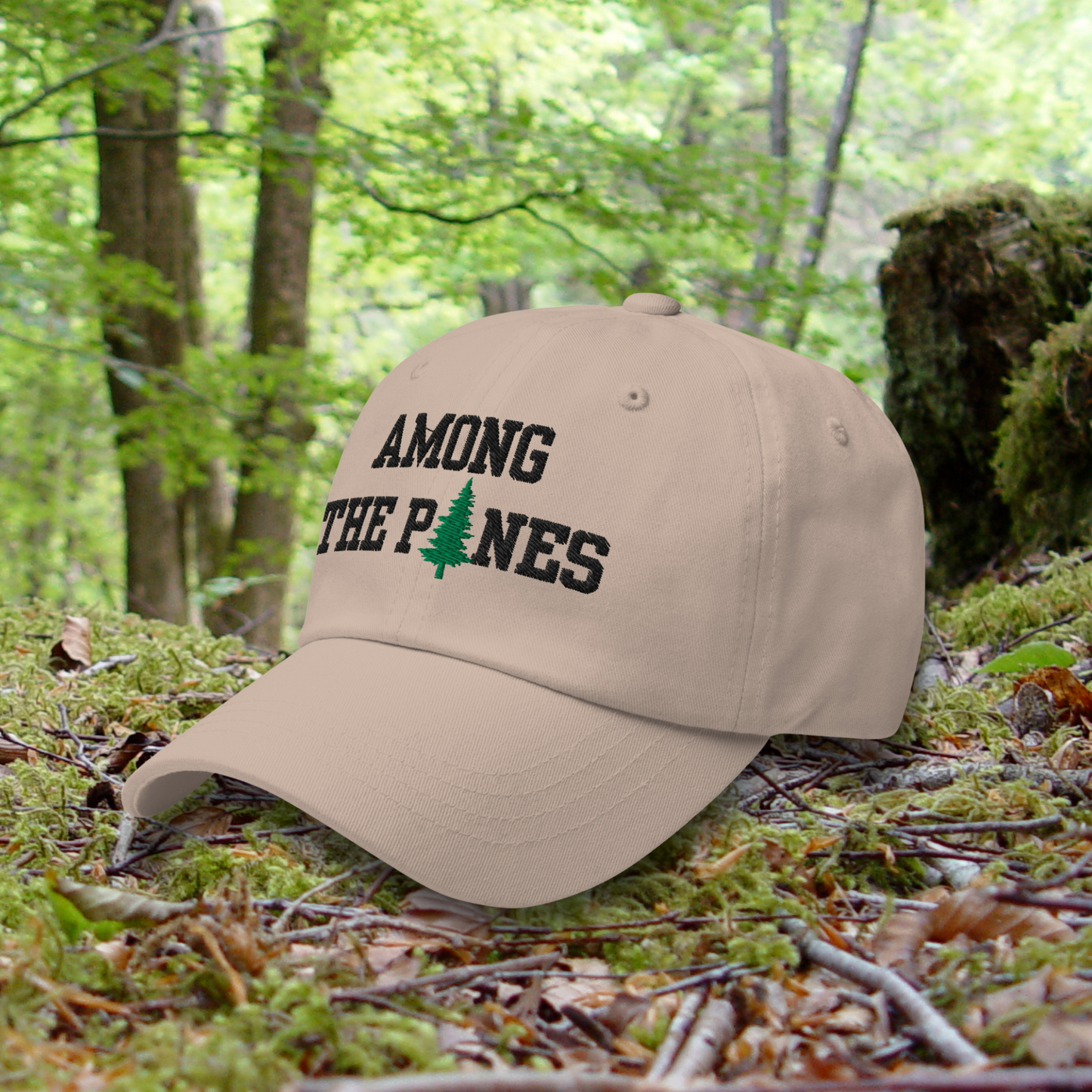Among the Pines Embroidered Ball Cap