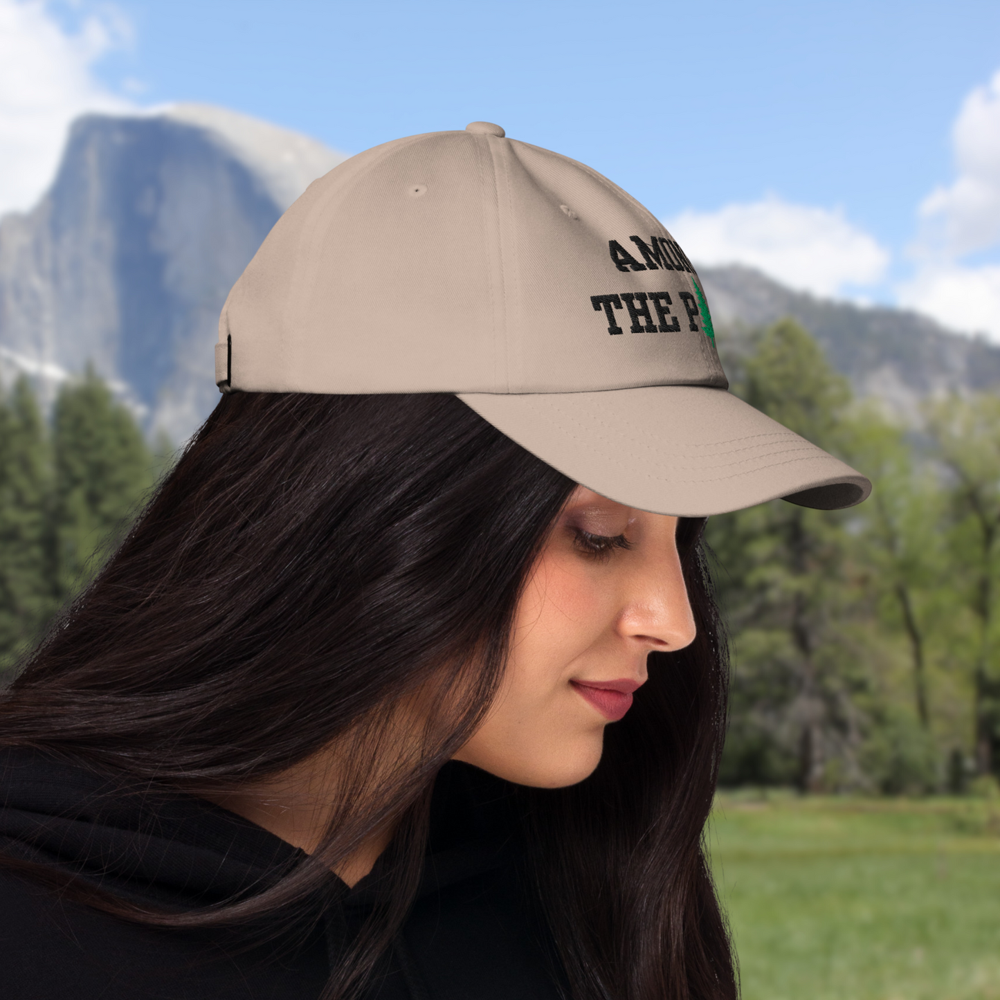 Among the Pines Embroidered Ball Cap