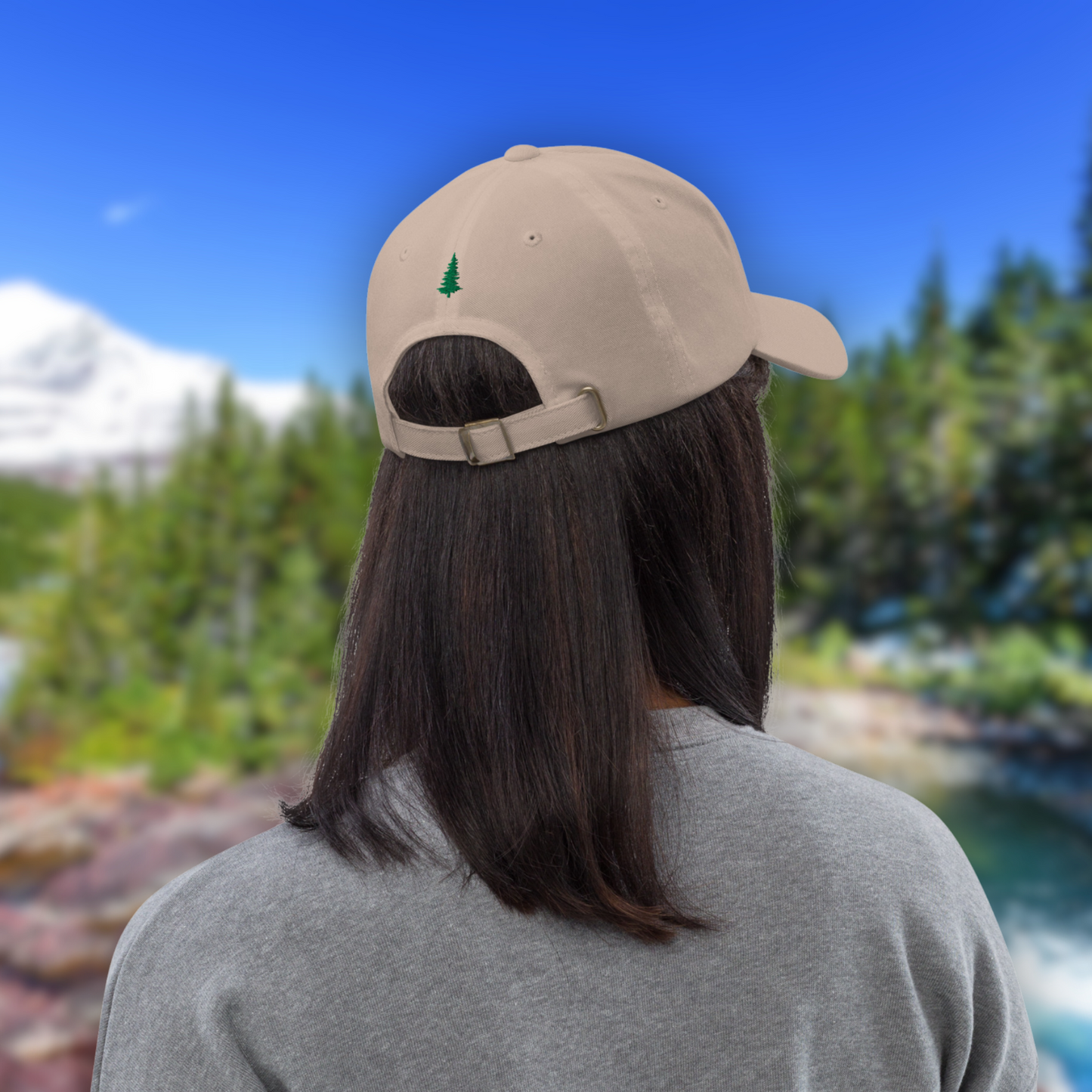 Among the Pines Embroidered Ball Cap