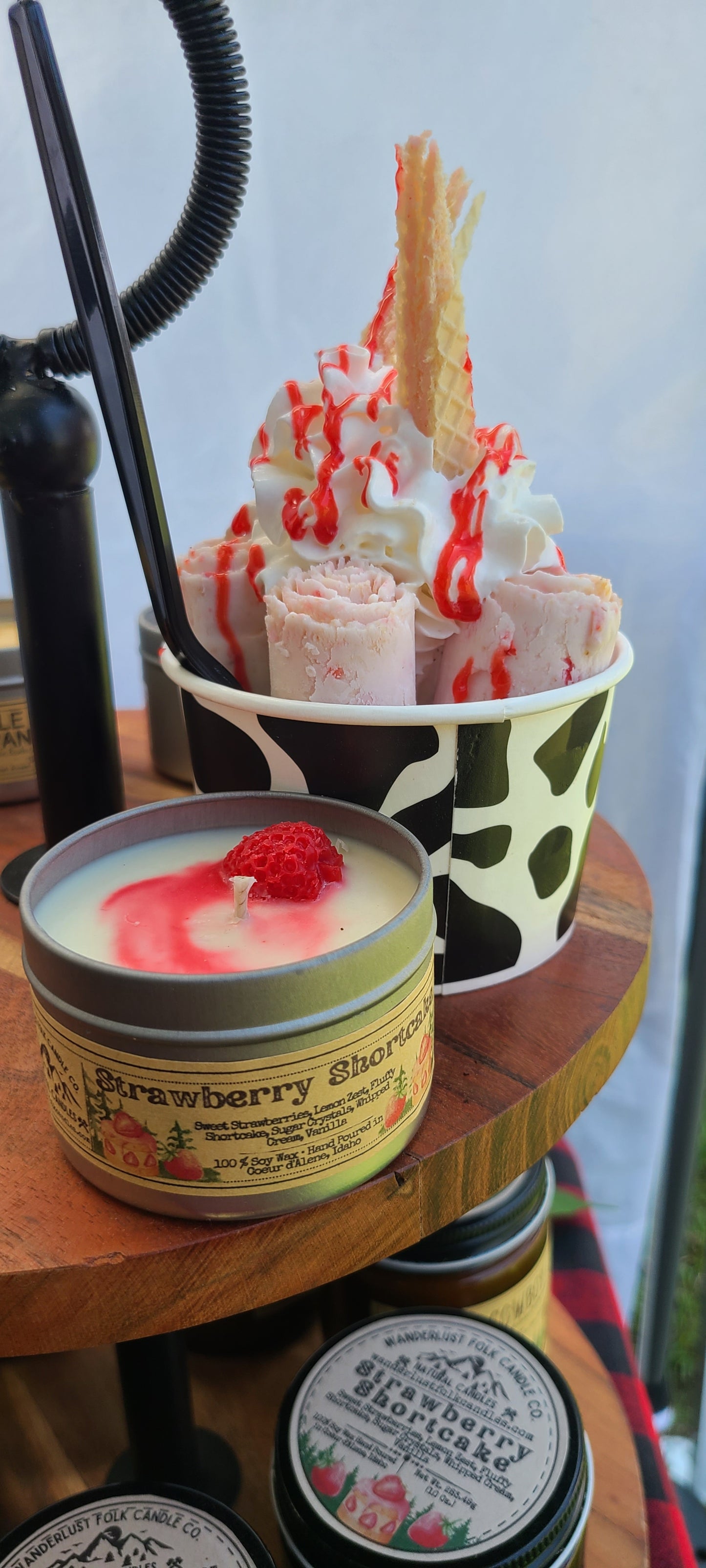 Strawberry Shortcake | Farmhouse Dessert Candles