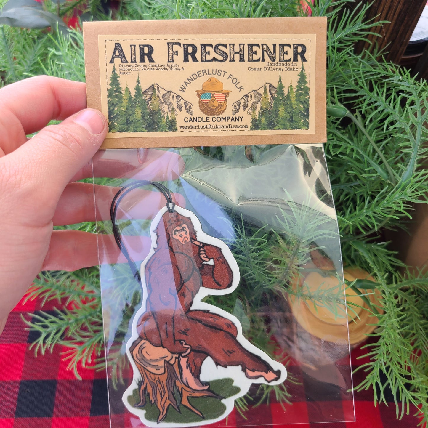 Sassy Sasquatch Car Air Freshener