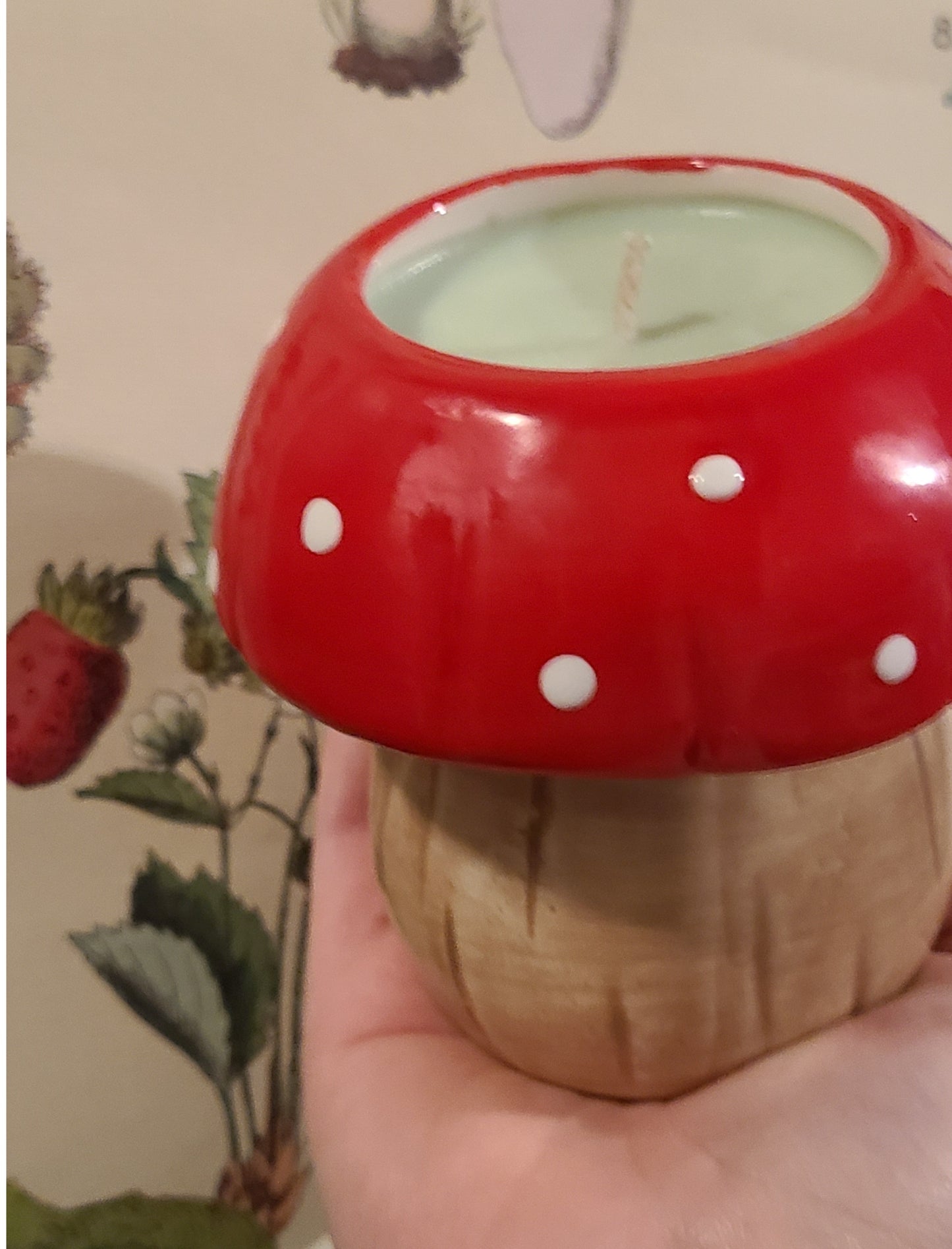Limited Edition Mushroom Candle | Springtime