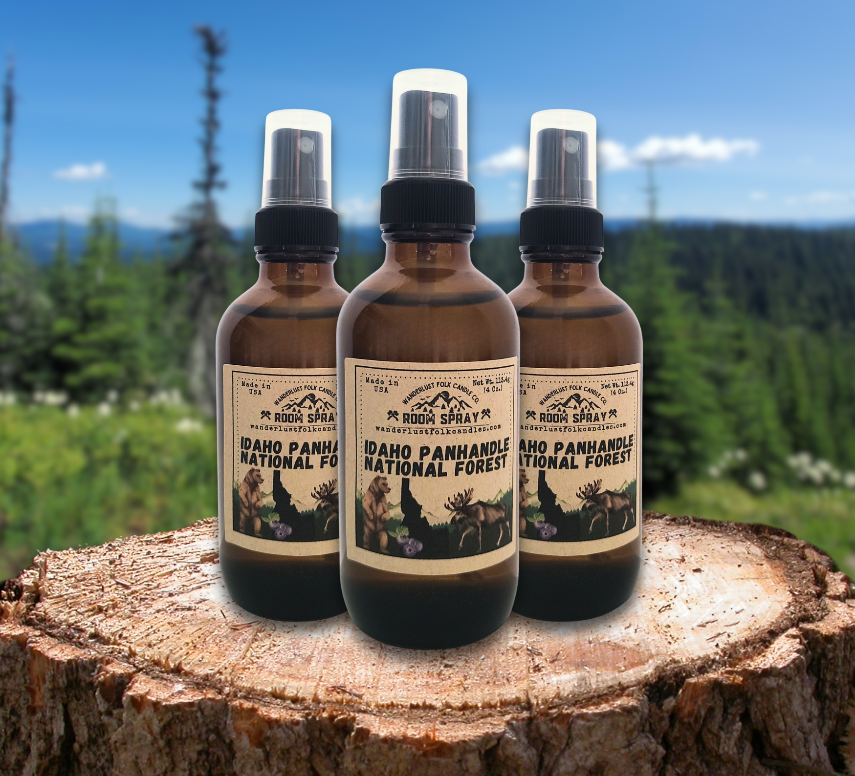 Idaho Panhandle National Forest | Room Spray | Non-Toxic