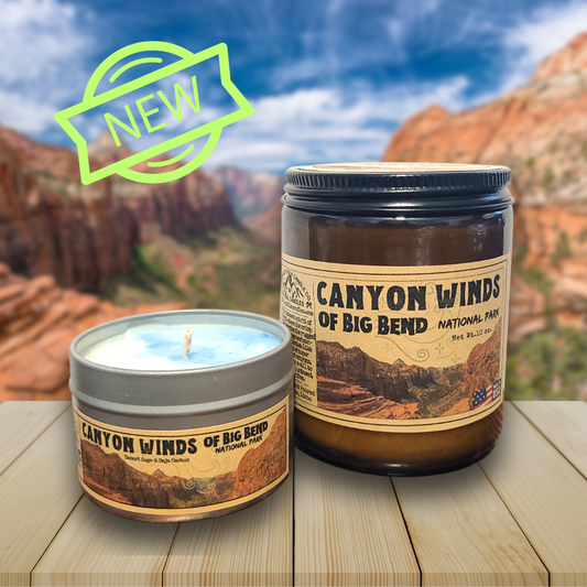Canyon Winds of Big Bend | National Park Candle