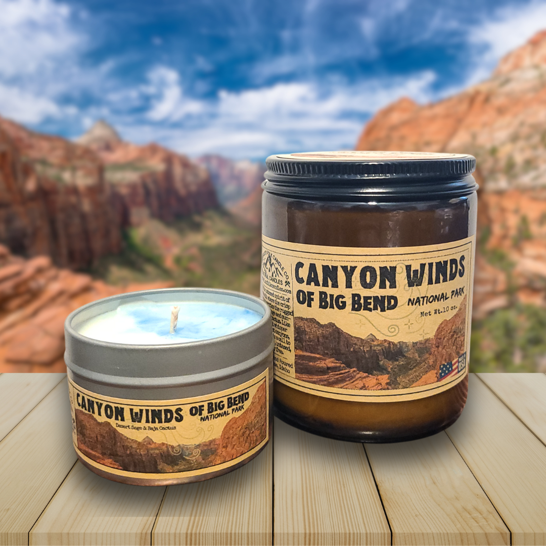 Canyon Winds of Big Bend | National Park Candle