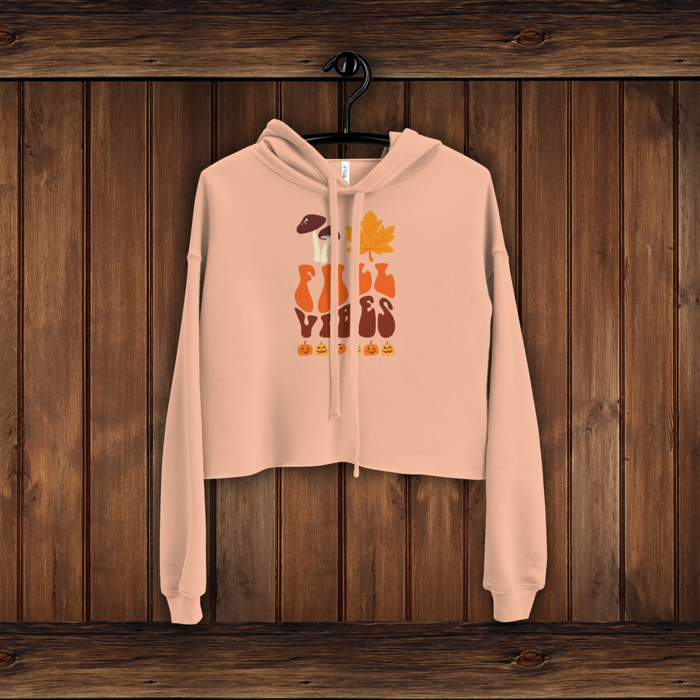 Fall Vibes Soft Cropped Hoodie