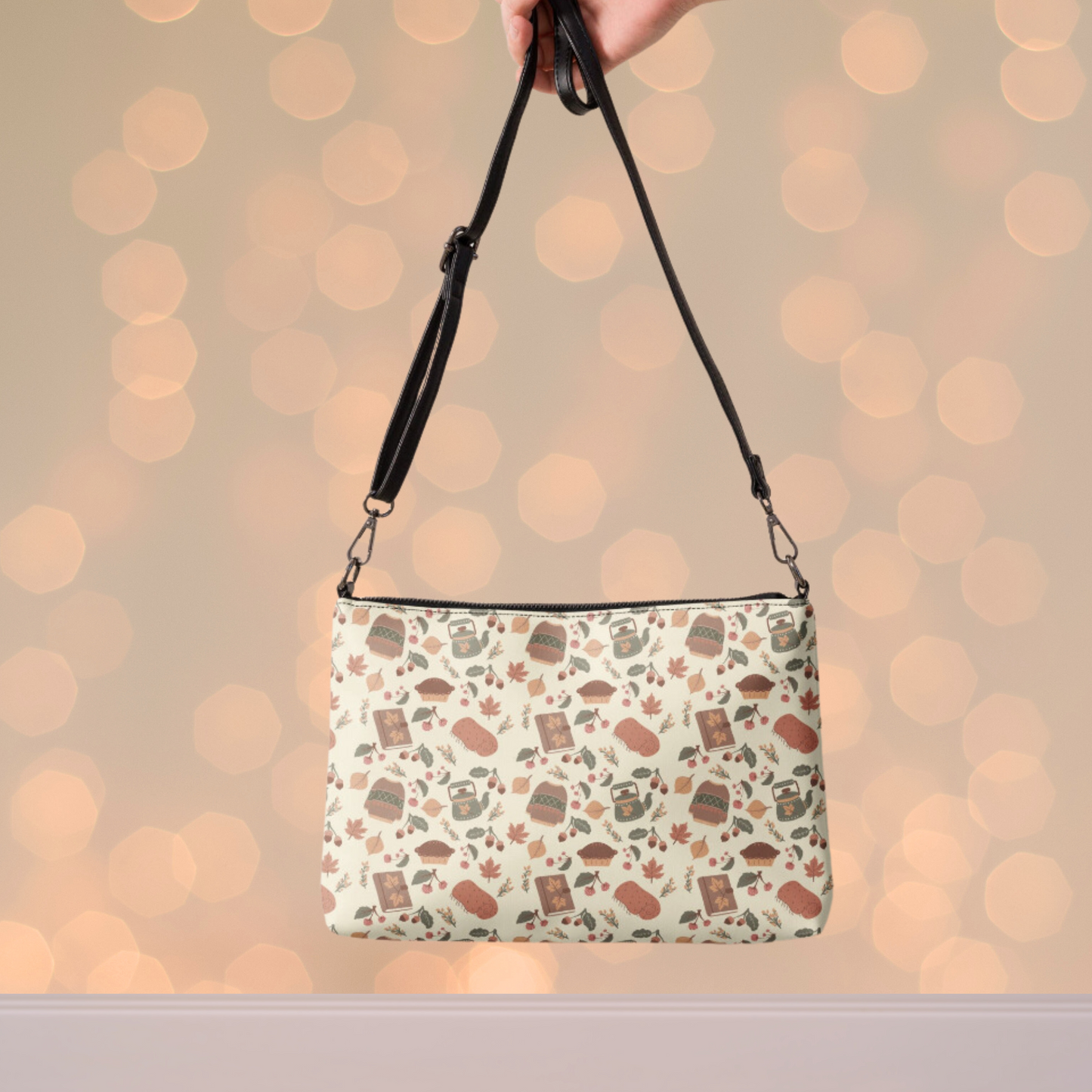 Autumnal Cottagecore Style Crossbody Purse