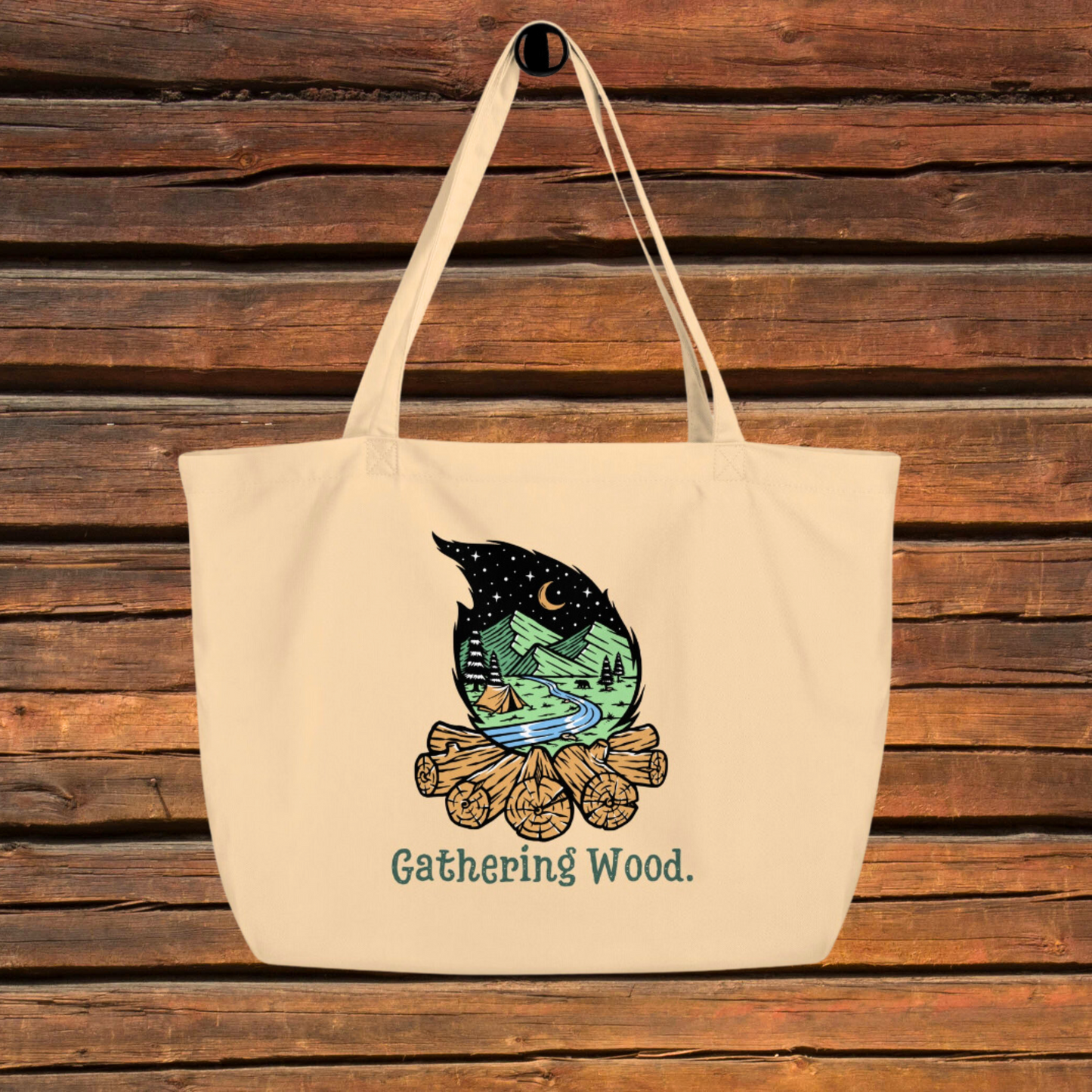Firewood Gathering Tote Bag | Camping Gear