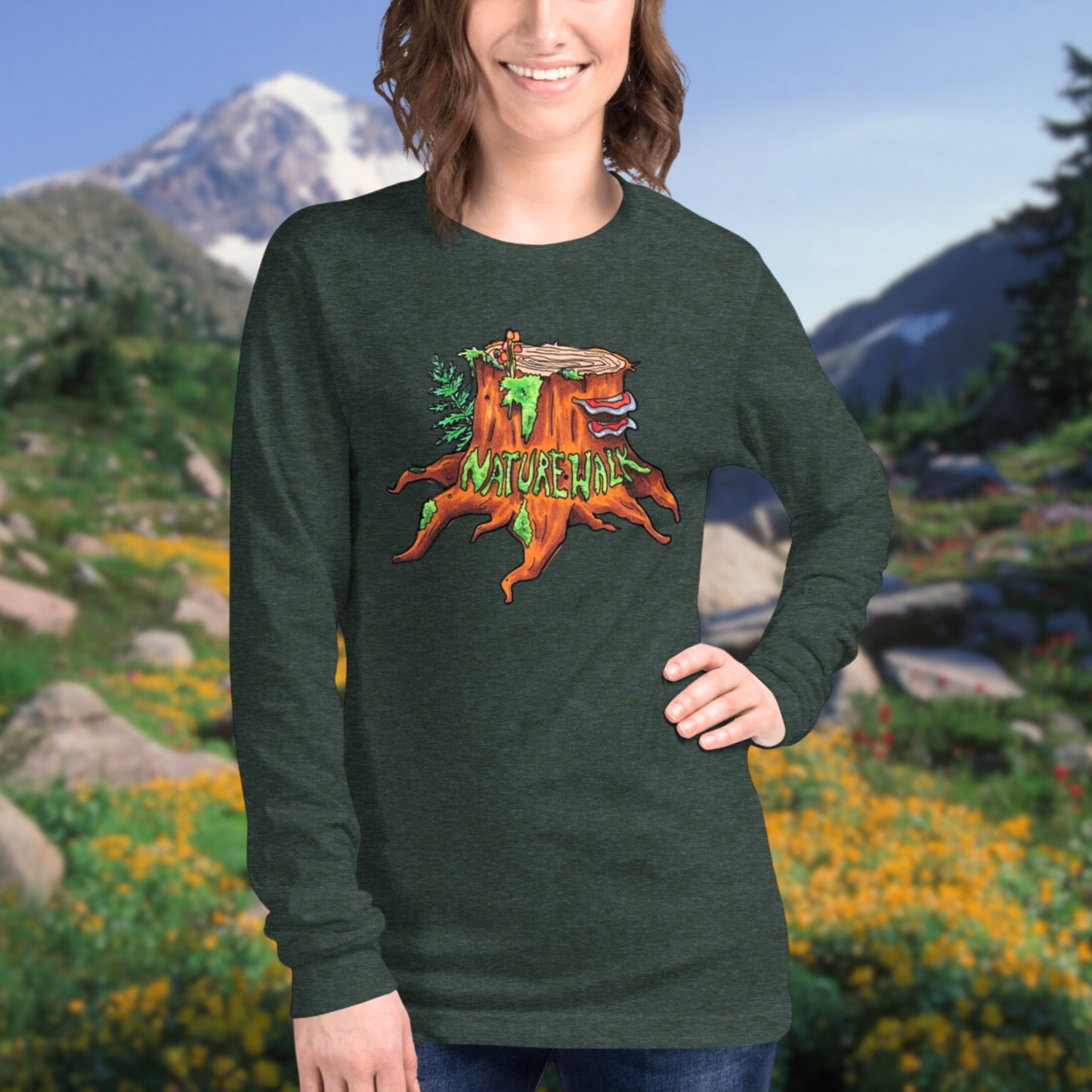 Nature Walk | Wanderlust Folk Unisex Soft Long Sleeve Shirt