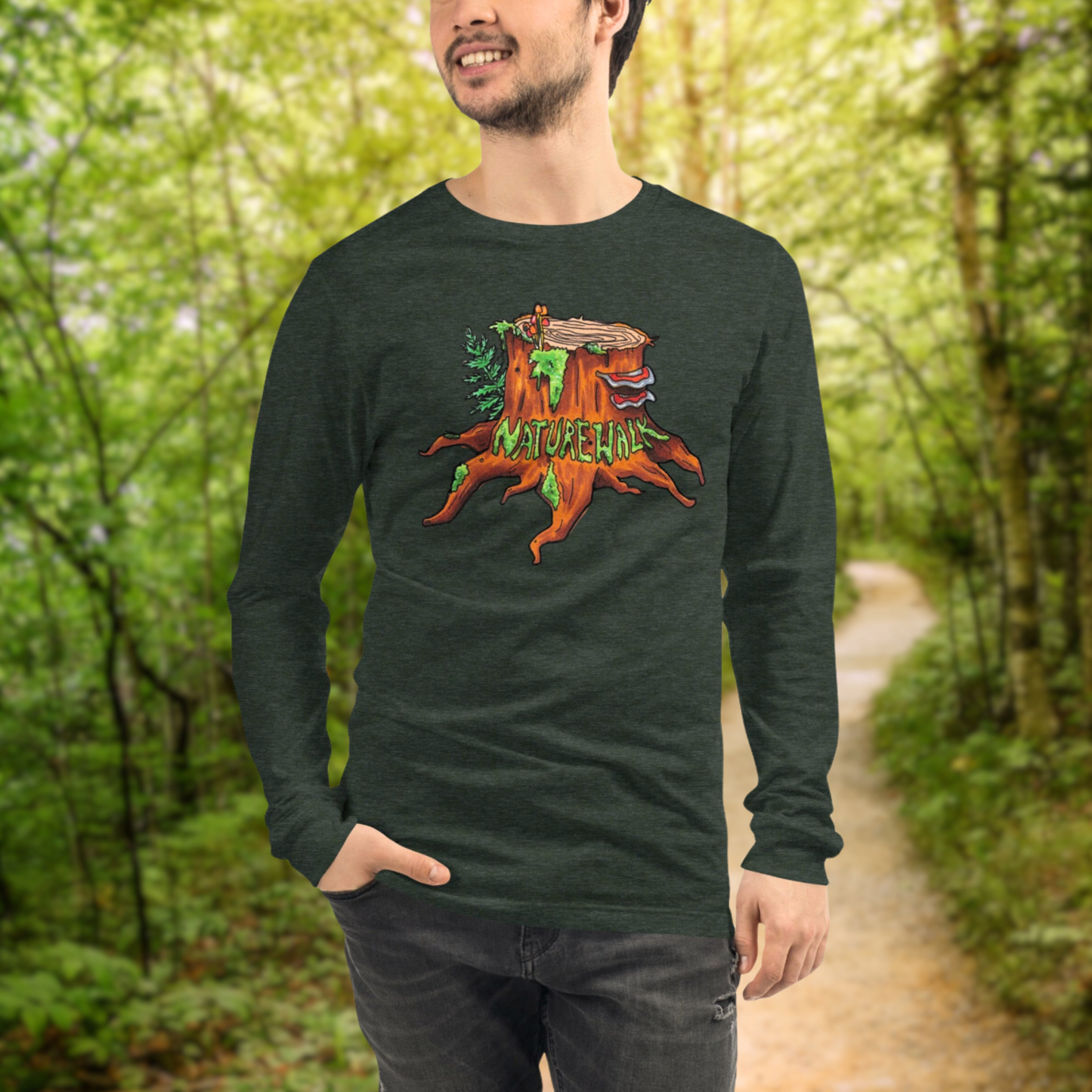 Nature Walk | Wanderlust Folk Unisex Soft Long Sleeve Shirt