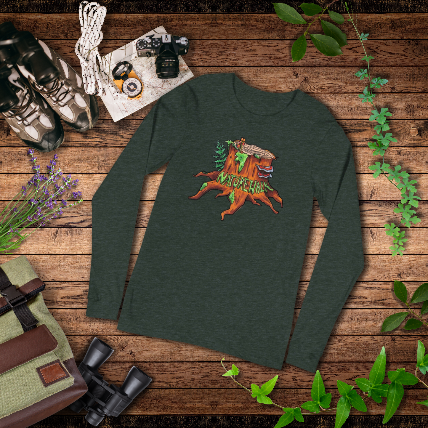 Nature Walk | Wanderlust Folk Unisex Soft Long Sleeve Shirt