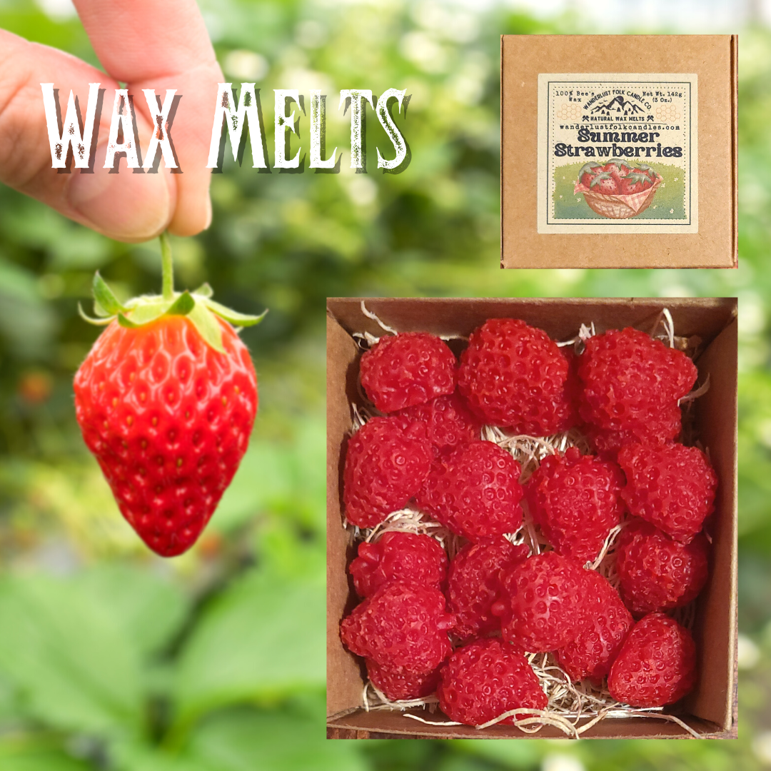 Summer Strawberries Wax Melts | Farmhouse Dessert