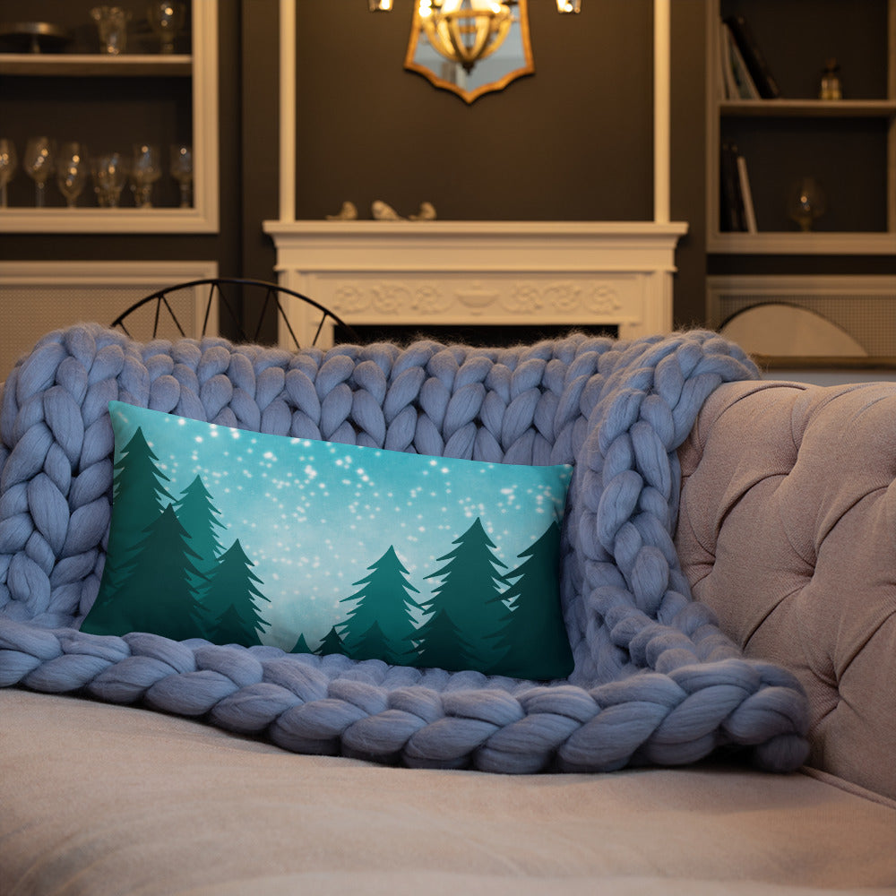 Winter "Wanderland" | Double-Sided Woodsy Throw Pillow