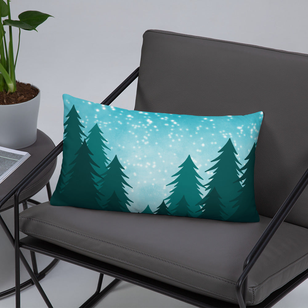 Winter "Wanderland" | Double-Sided Woodsy Throw Pillow