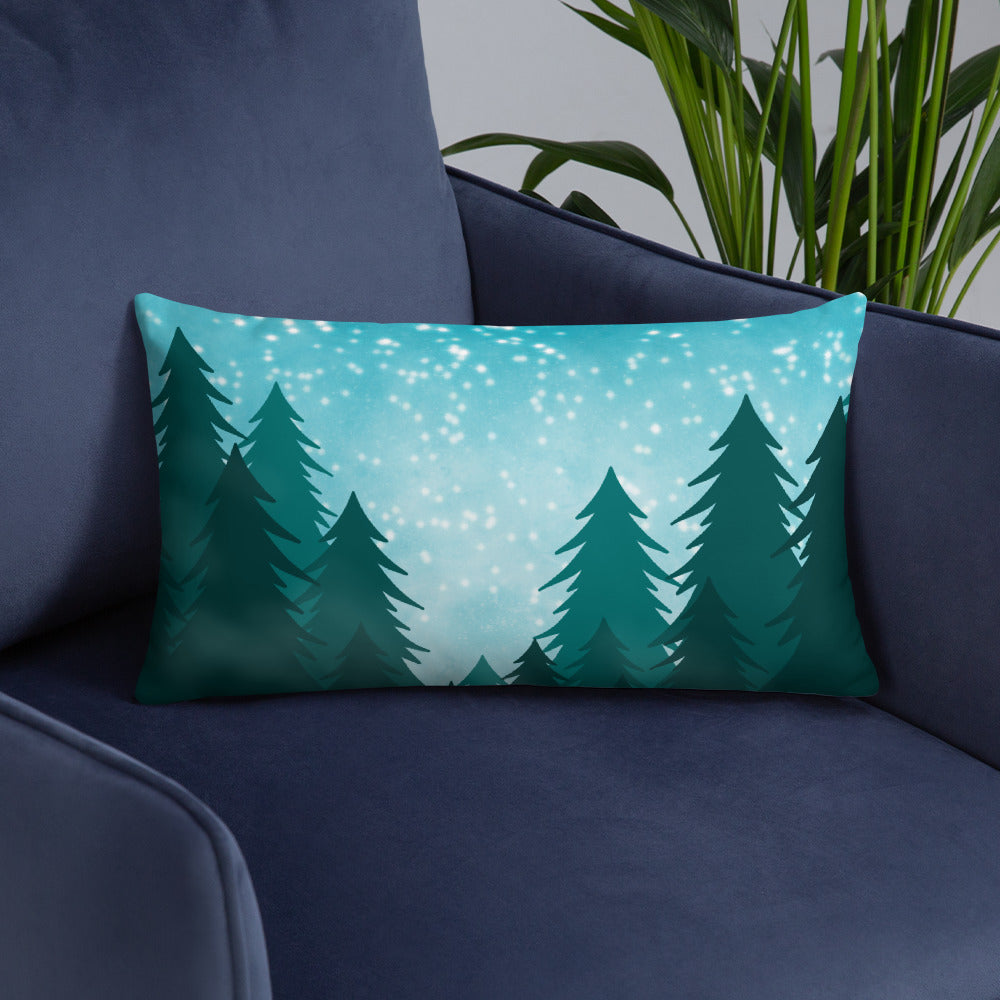Winter "Wanderland" | Double-Sided Woodsy Throw Pillow