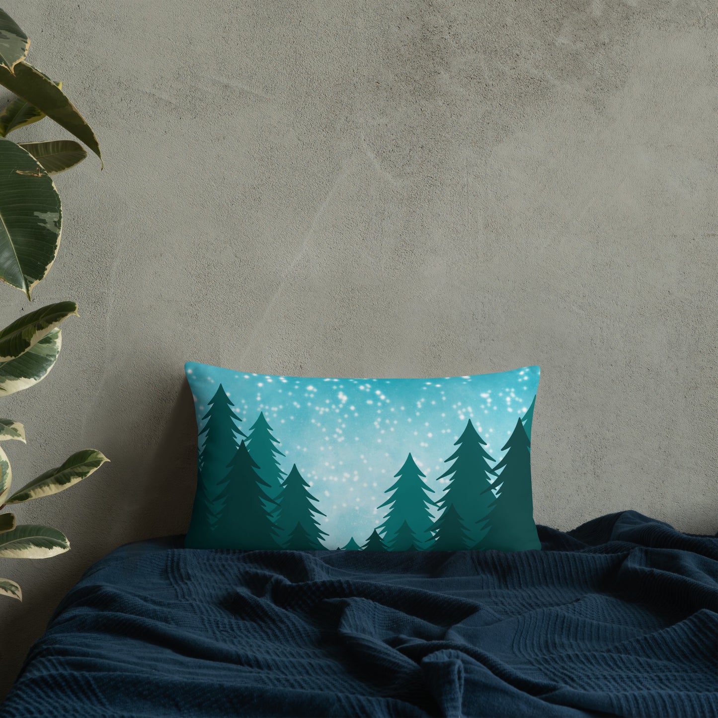 Winter "Wanderland" | Double-Sided Woodsy Throw Pillow