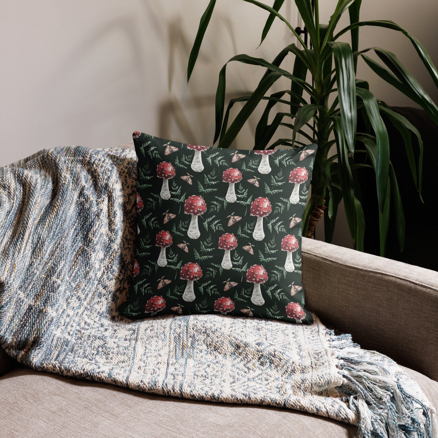 Amanita Mushroom Pillow | Naturecore