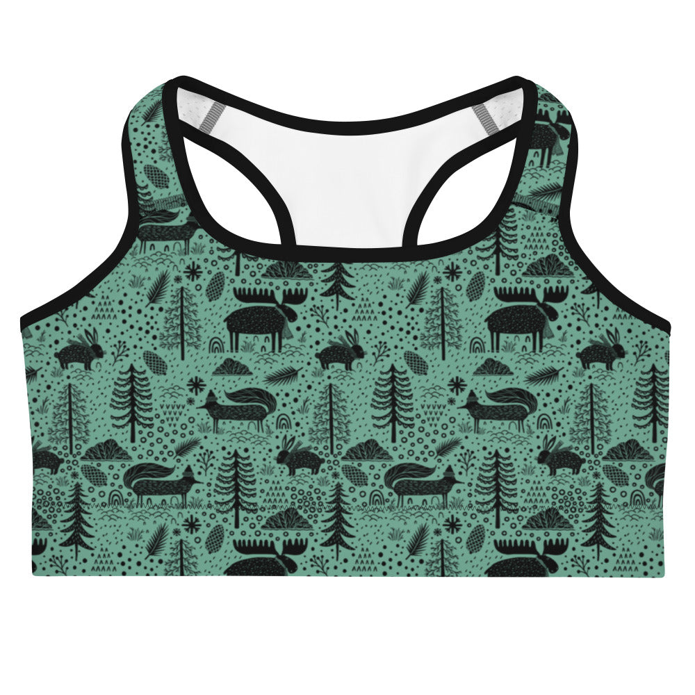 Camp Wilderness | Cute Outdoorsy Sports Bra