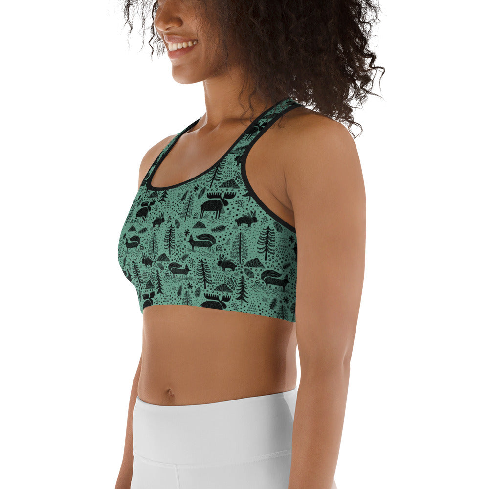 Camp Wilderness | Cute Outdoorsy Sports Bra