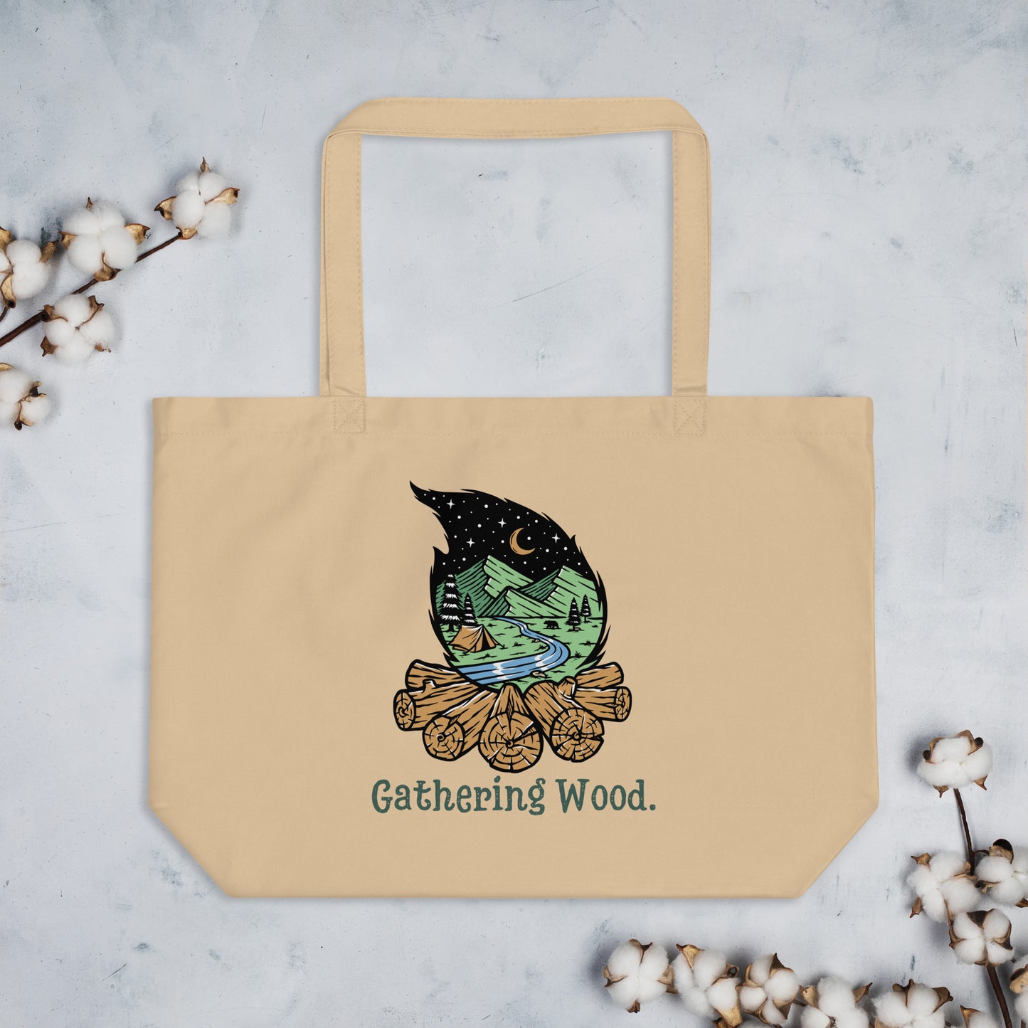 Firewood Gathering Tote Bag | Camping Gear