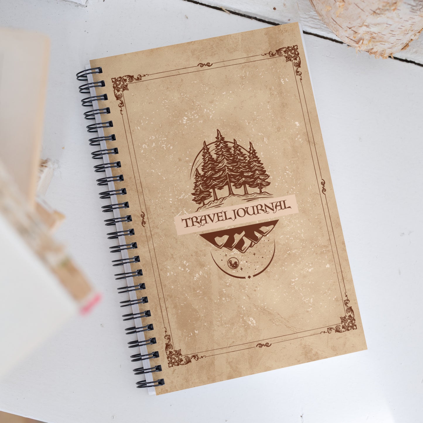 Vintage Exploration | Travel Journal | Spiral notebook