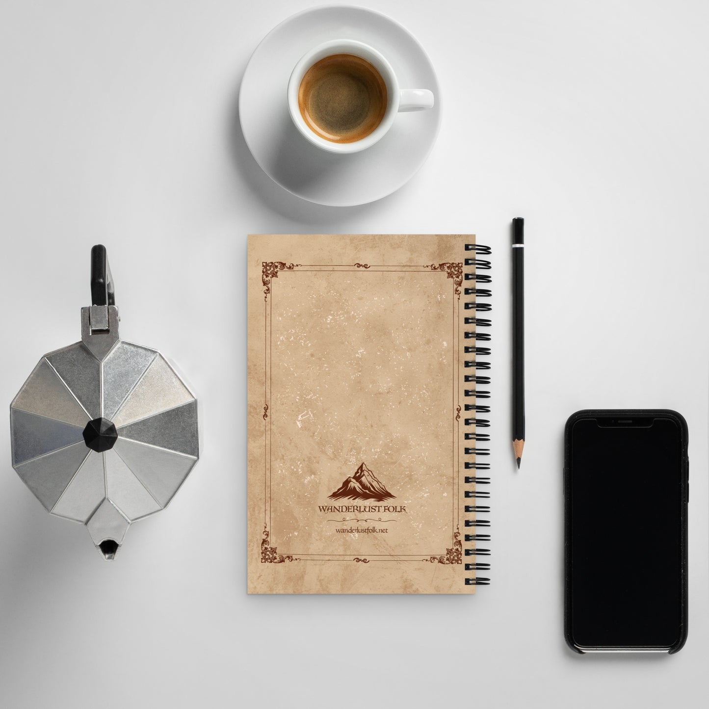 Vintage Exploration | Travel Journal | Spiral notebook