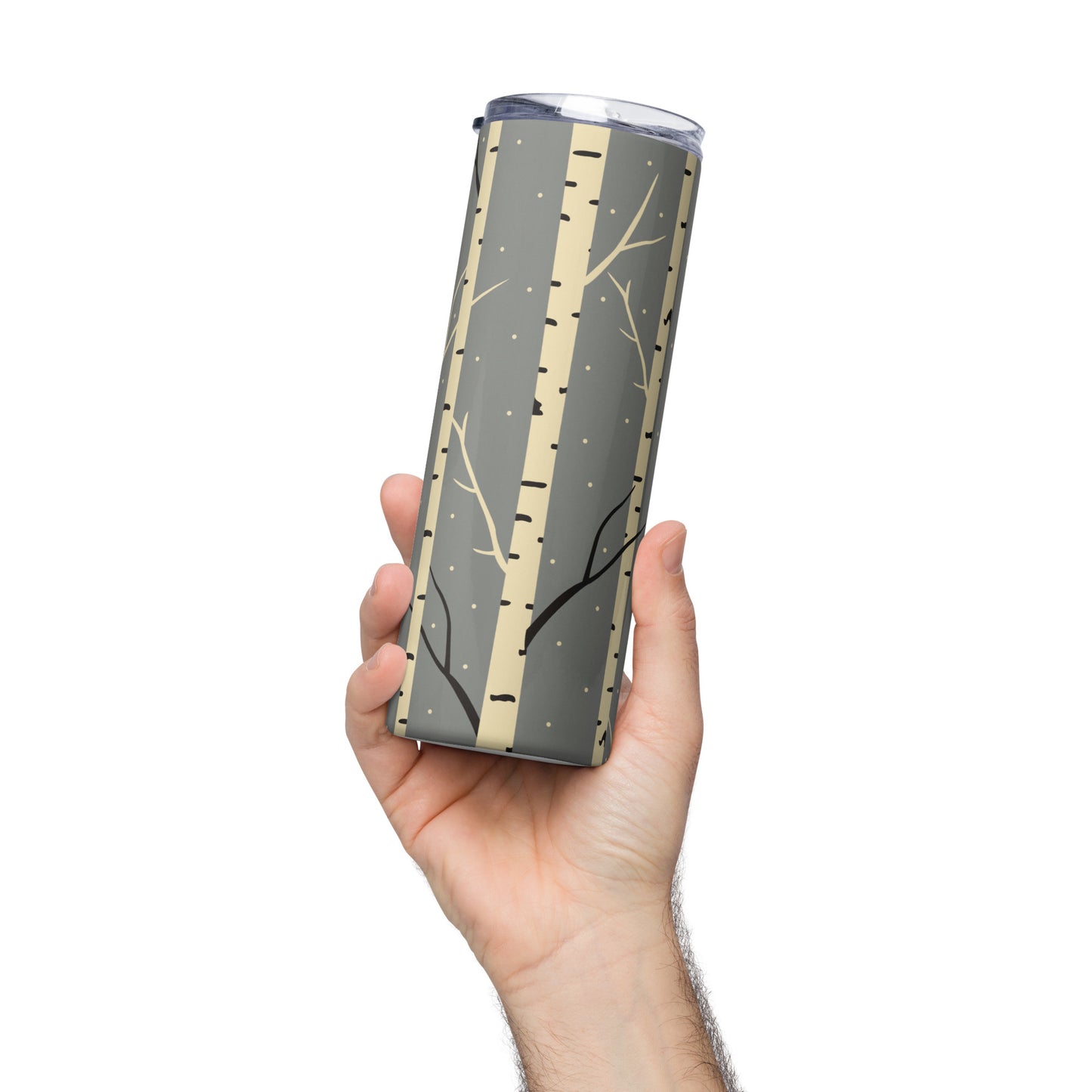 White Birch | Winter | Stainless steel tumbler