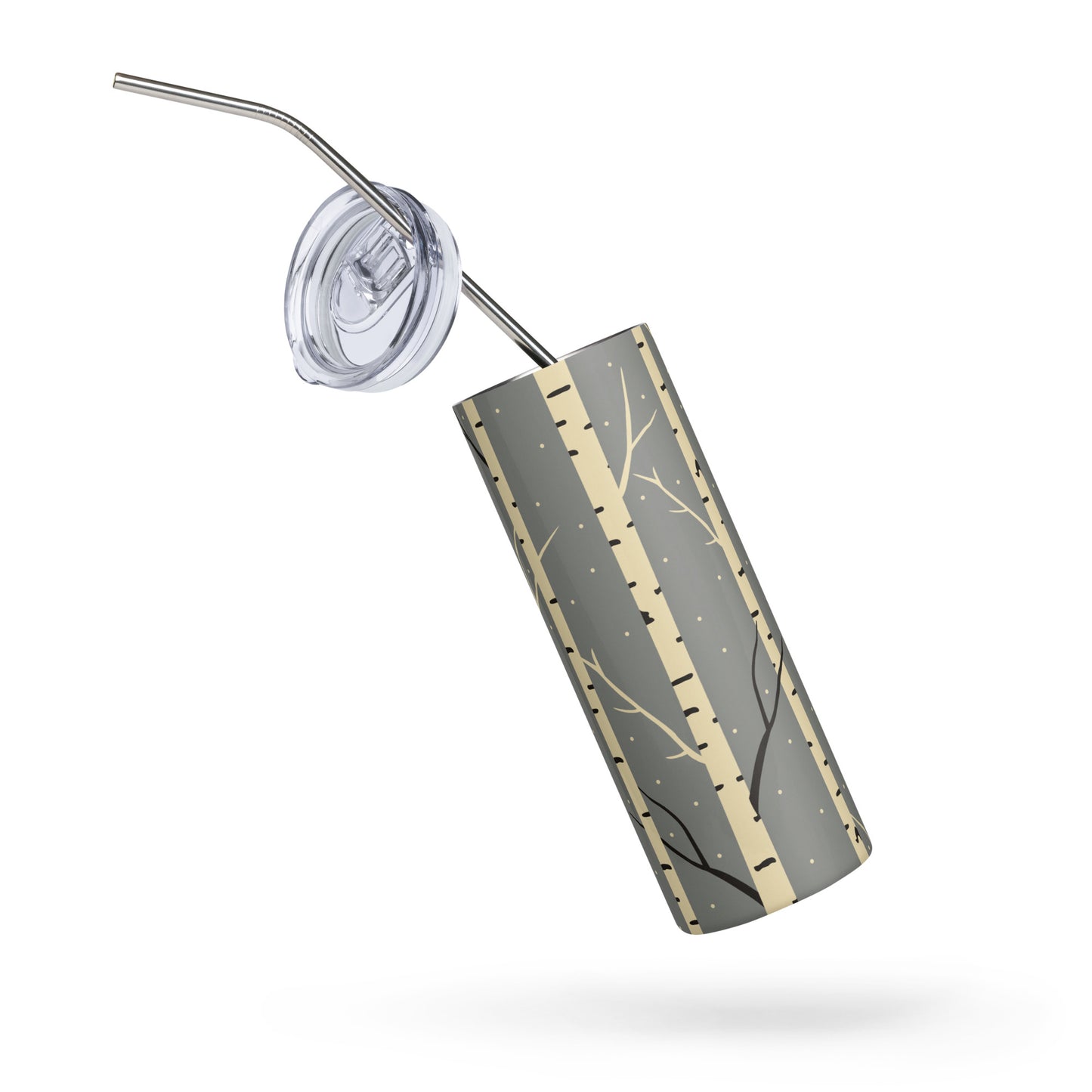 White Birch | Winter | Stainless steel tumbler