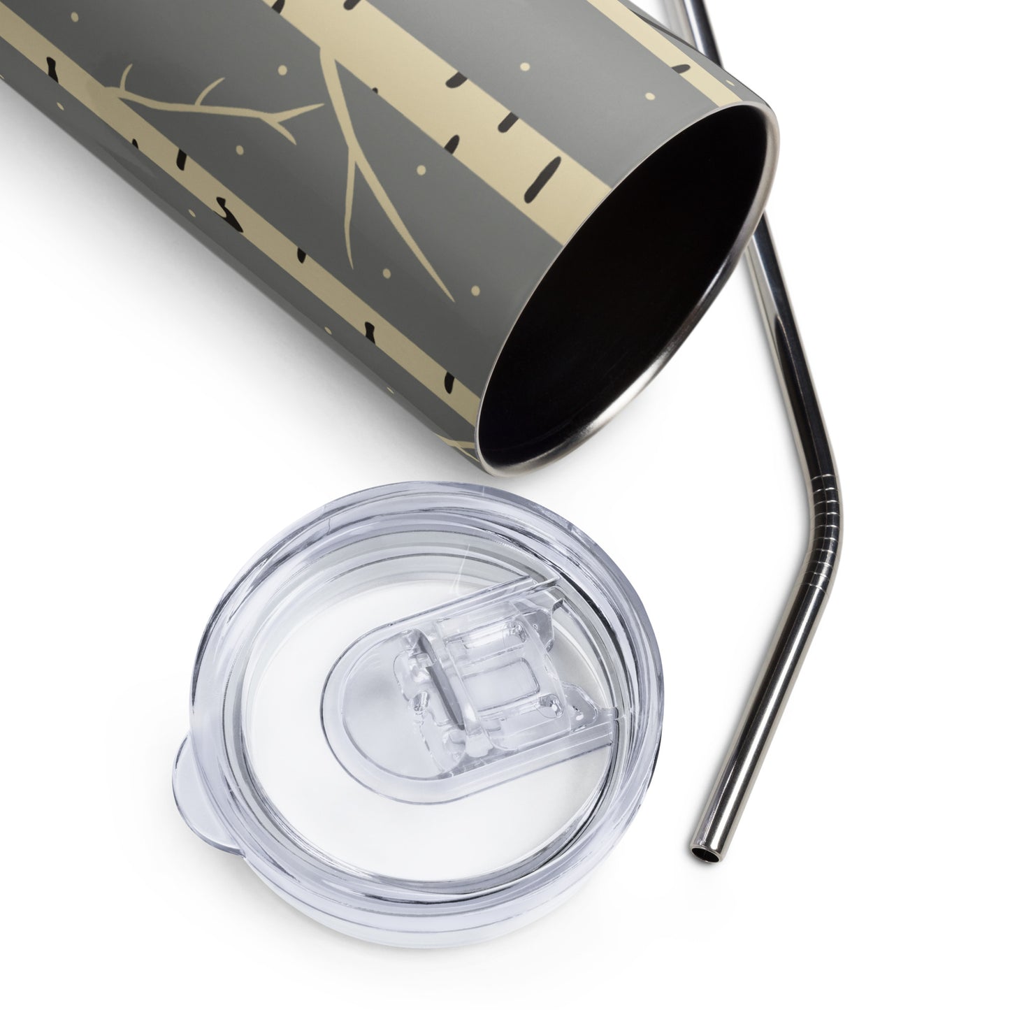 White Birch | Winter | Stainless steel tumbler