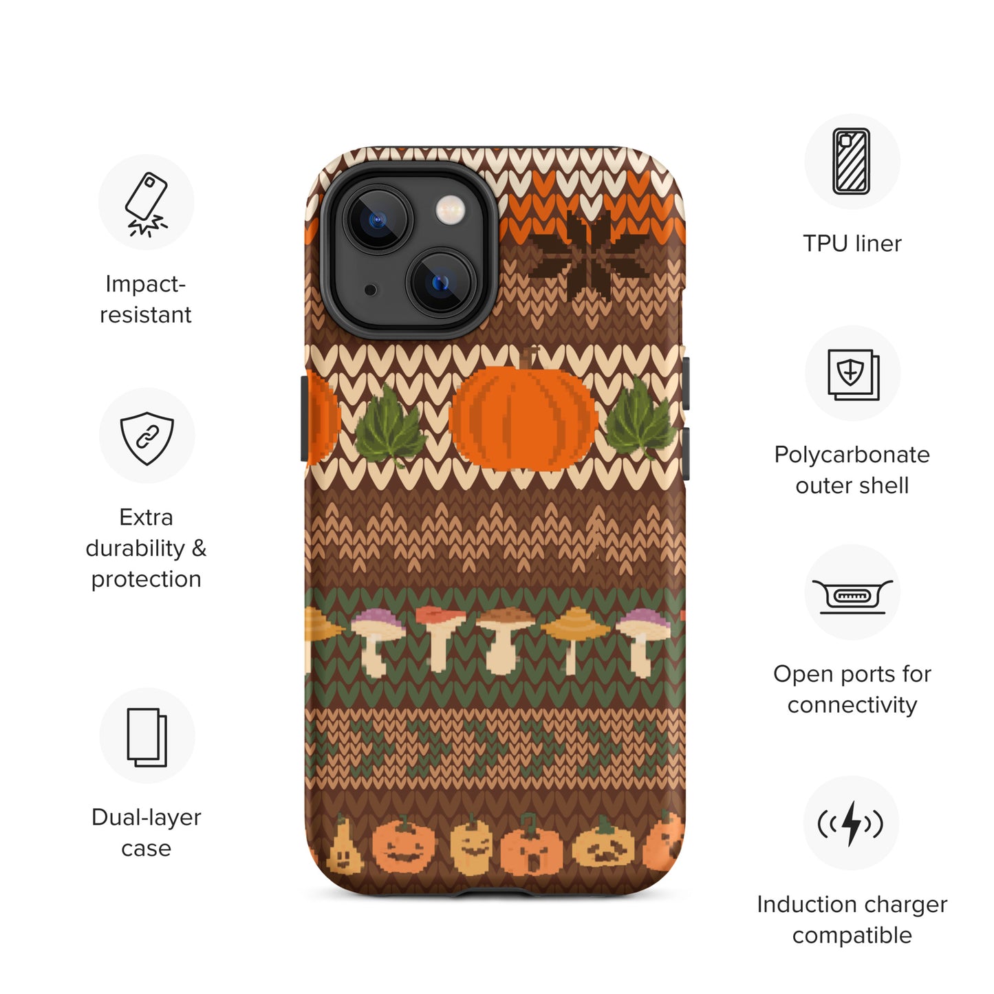 Autumn Pumpkin Sweater Tough Case for iPhone®