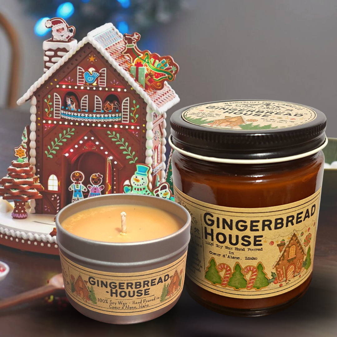Gingerbread House | Winter Christmas Candle