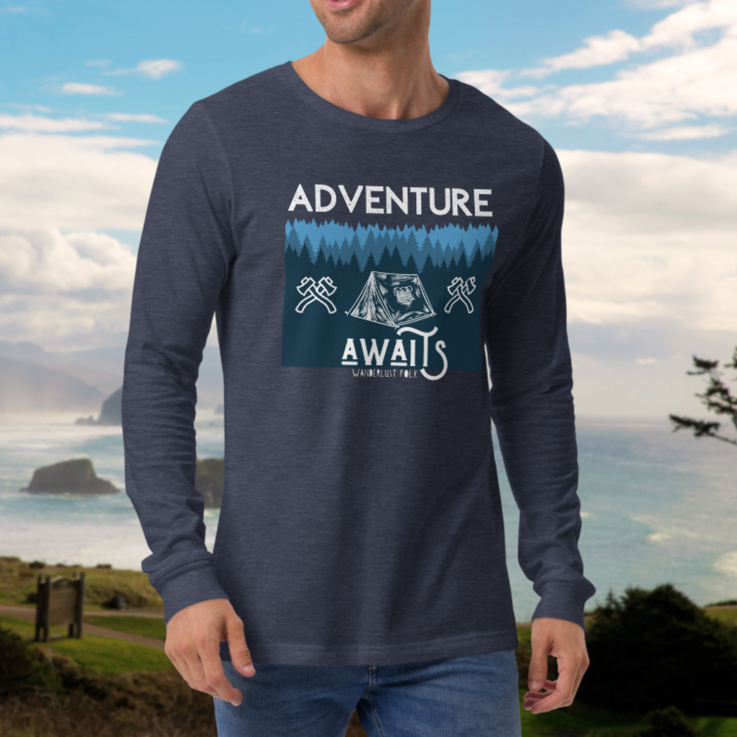 Adventure Awaits | Unisex Long Sleeve Tee