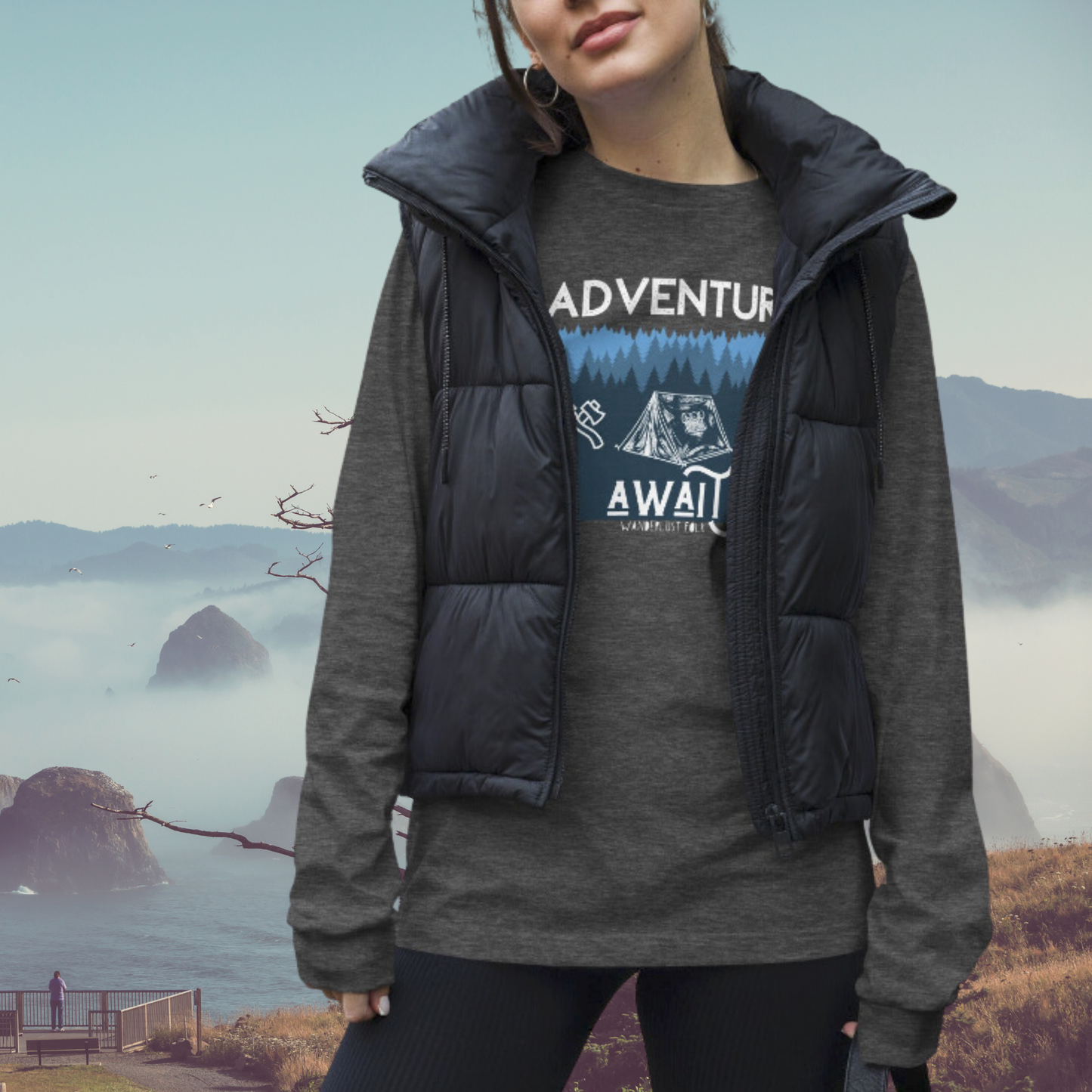 Adventure Awaits | Unisex Long Sleeve Tee
