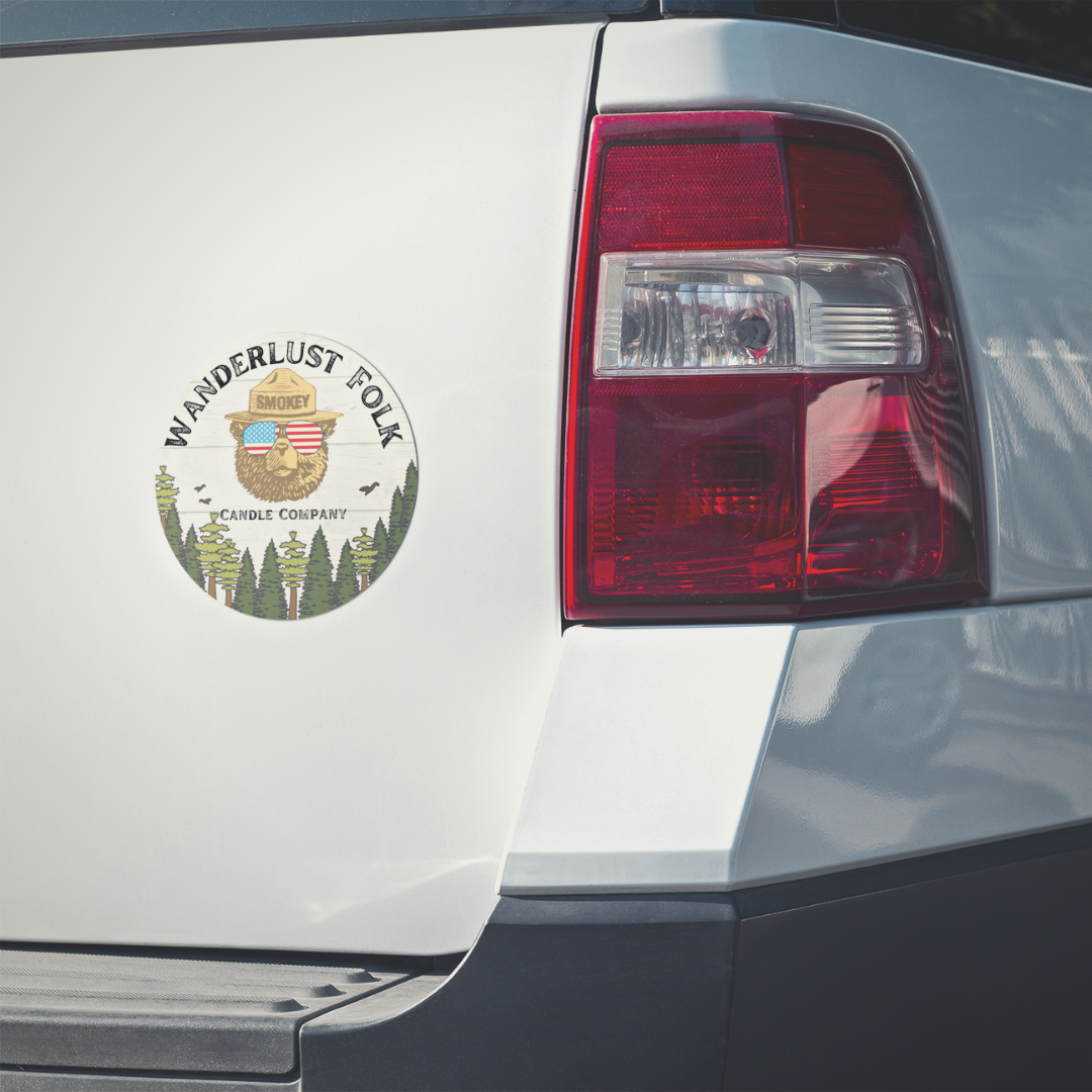 Wanderlust Folk - Smokey Sticker