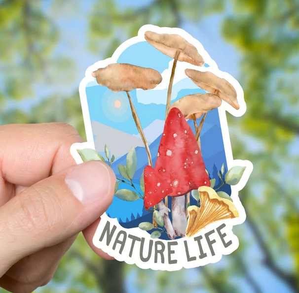 Nature Life | Mushroom Sticker