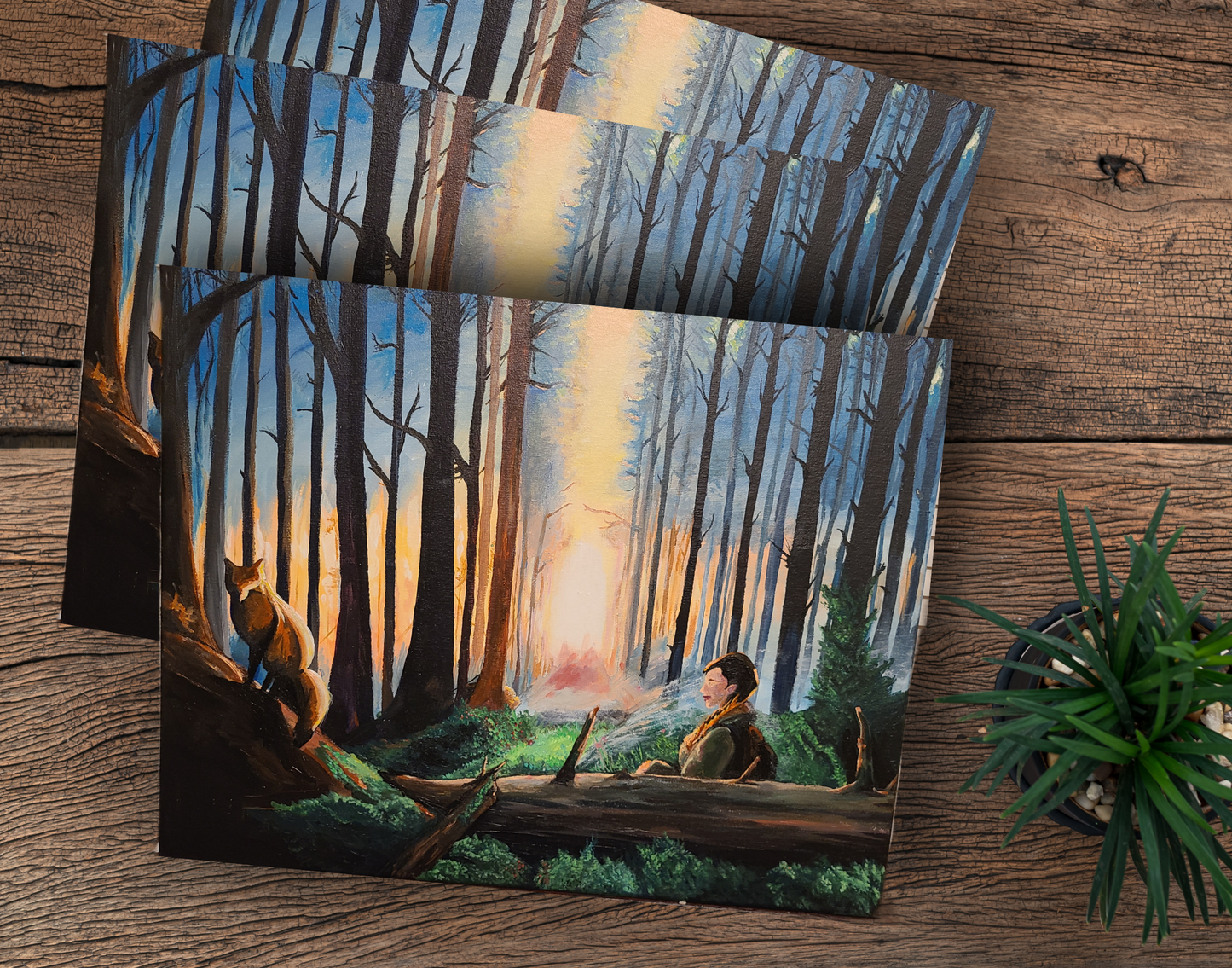 PNW Forest Painting | Art Print