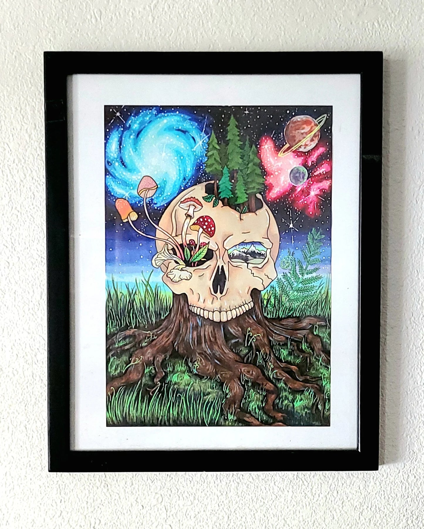 Raw Nature | Art Print | Galaxy Wall Art | Unique Wall Art