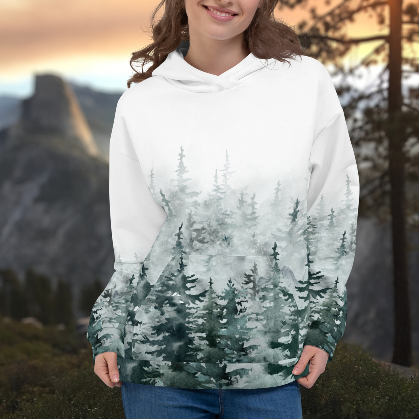 Misty PNW Forsest | Unisex Hoodie