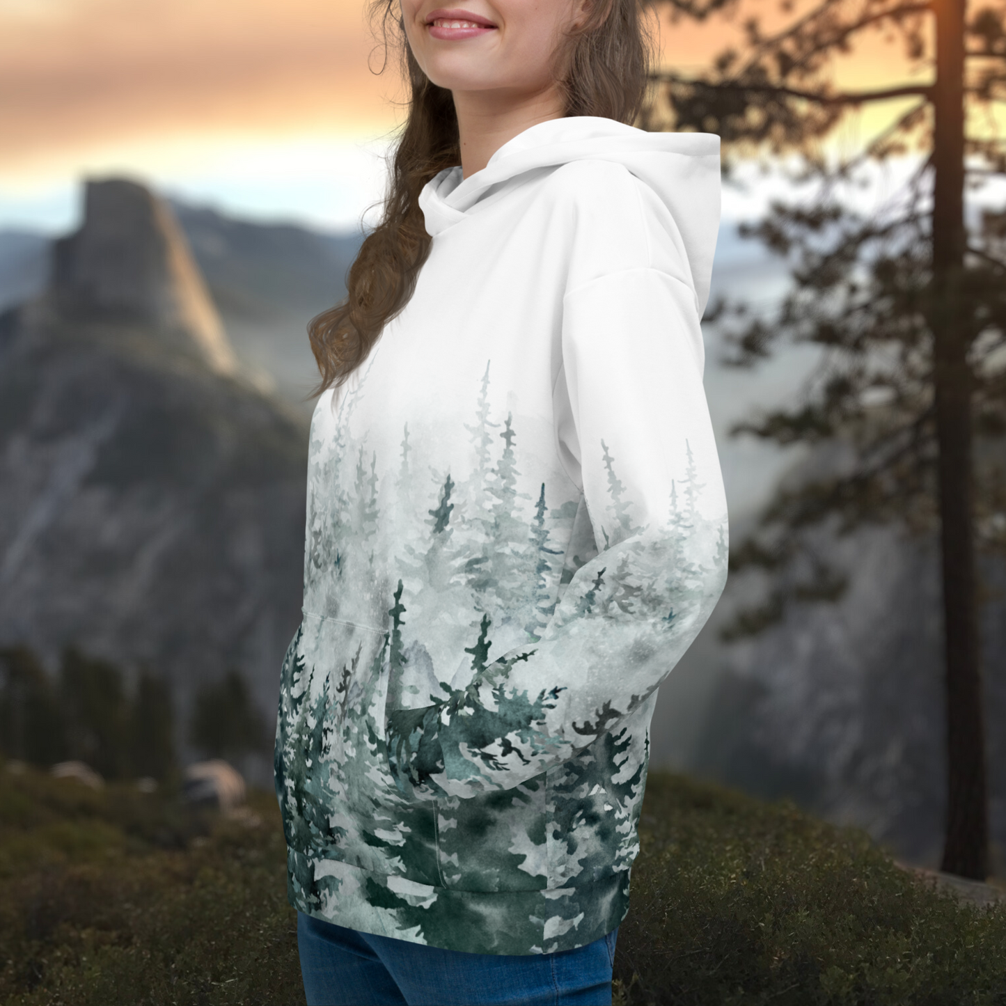 Misty PNW Forsest | Unisex Hoodie
