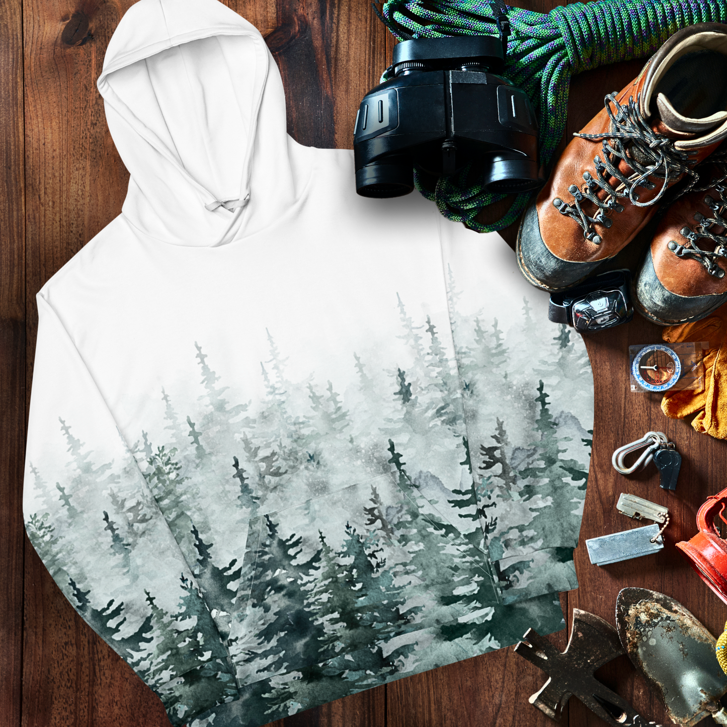 Misty PNW Forsest | Unisex Hoodie