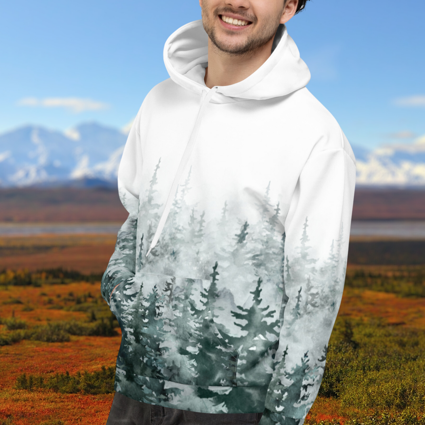Misty PNW Forsest | Unisex Hoodie