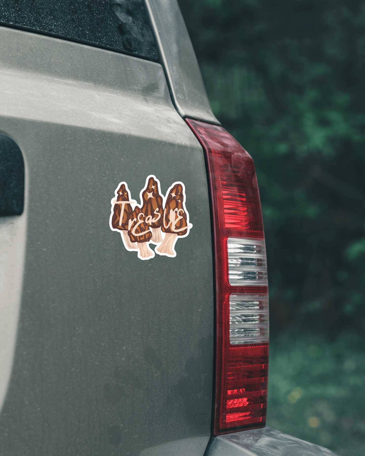 Morel Mushroom Sticker "Treasure"