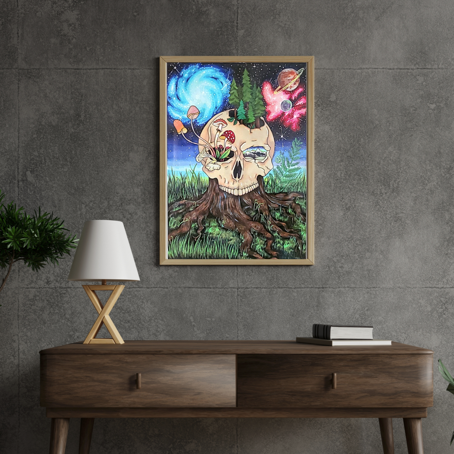Raw Nature | Art Print | Galaxy Wall Art | Unique Wall Art