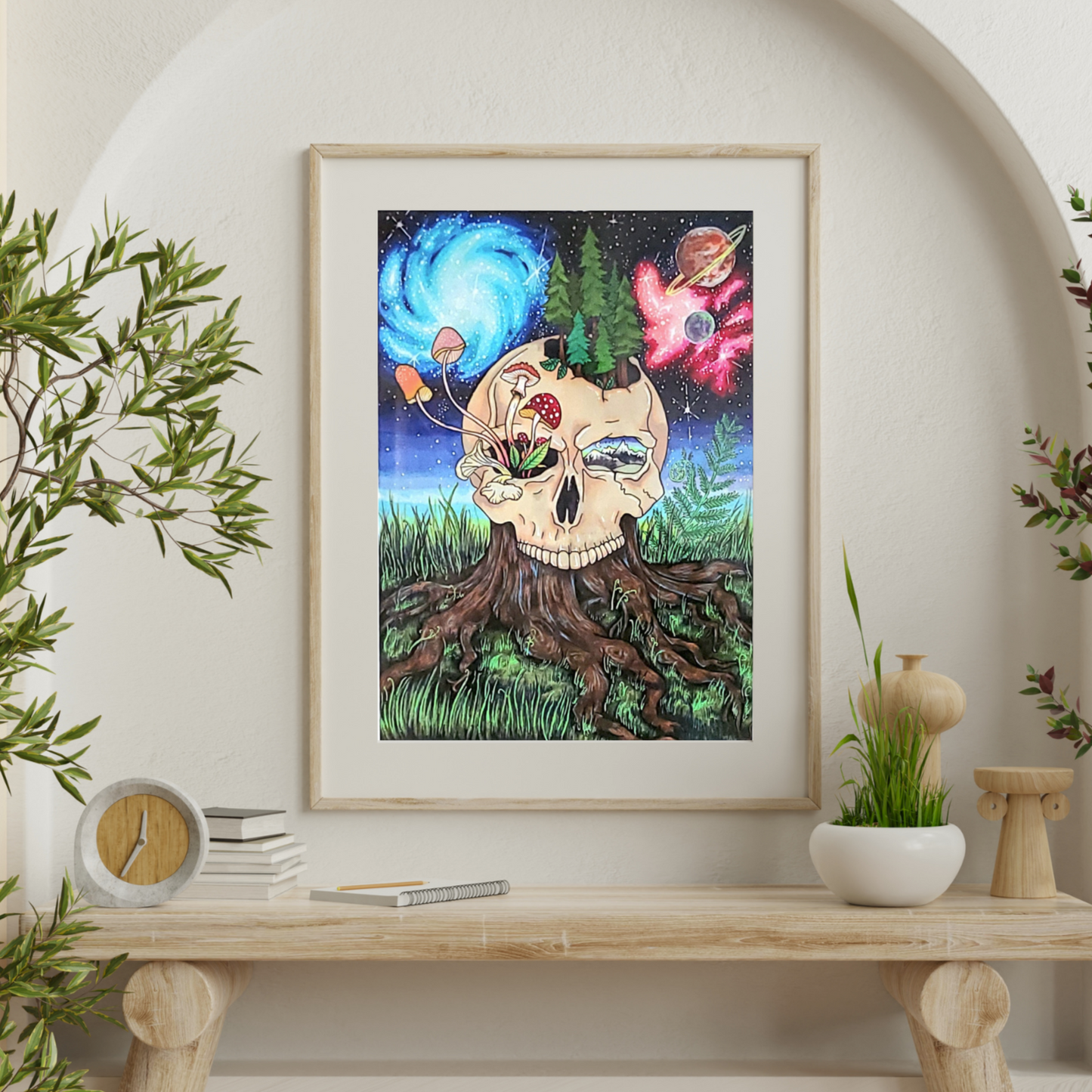 Raw Nature | Art Print | Galaxy Wall Art | Unique Wall Art