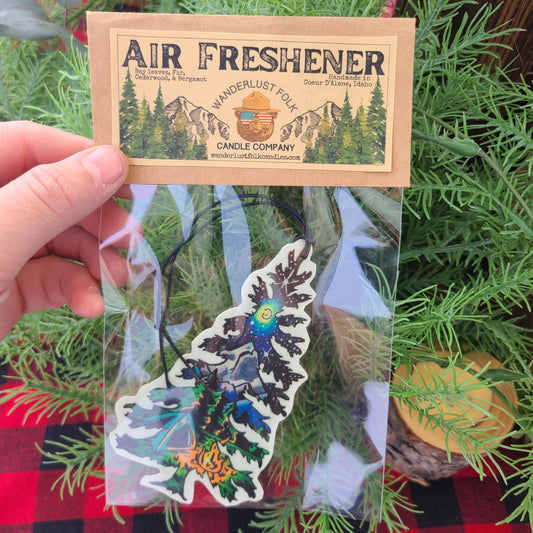 Camping Tree - Car Air Freshener