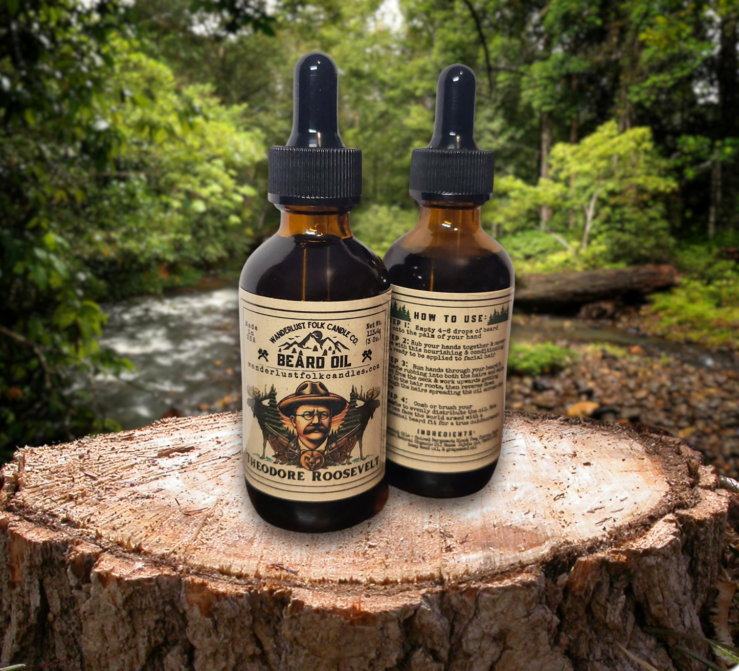 Theodore Roosevelt | Natural Beard & Mustache Oil