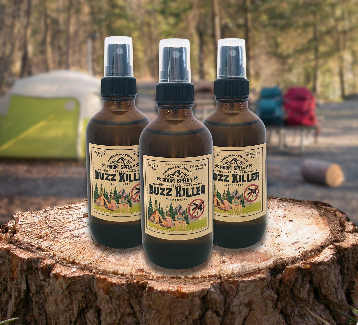 Buzz Killer | Citronella Spray | Camping | Non-Toxic