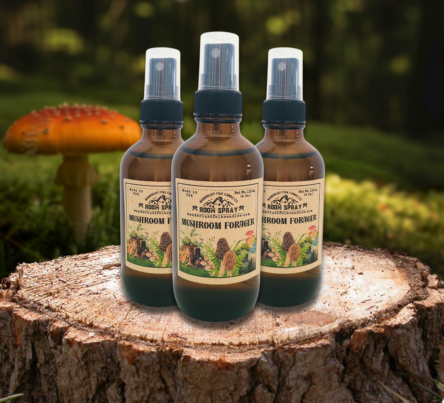 The Mushroom Forager | Spring Room Spray | Non-Toxic