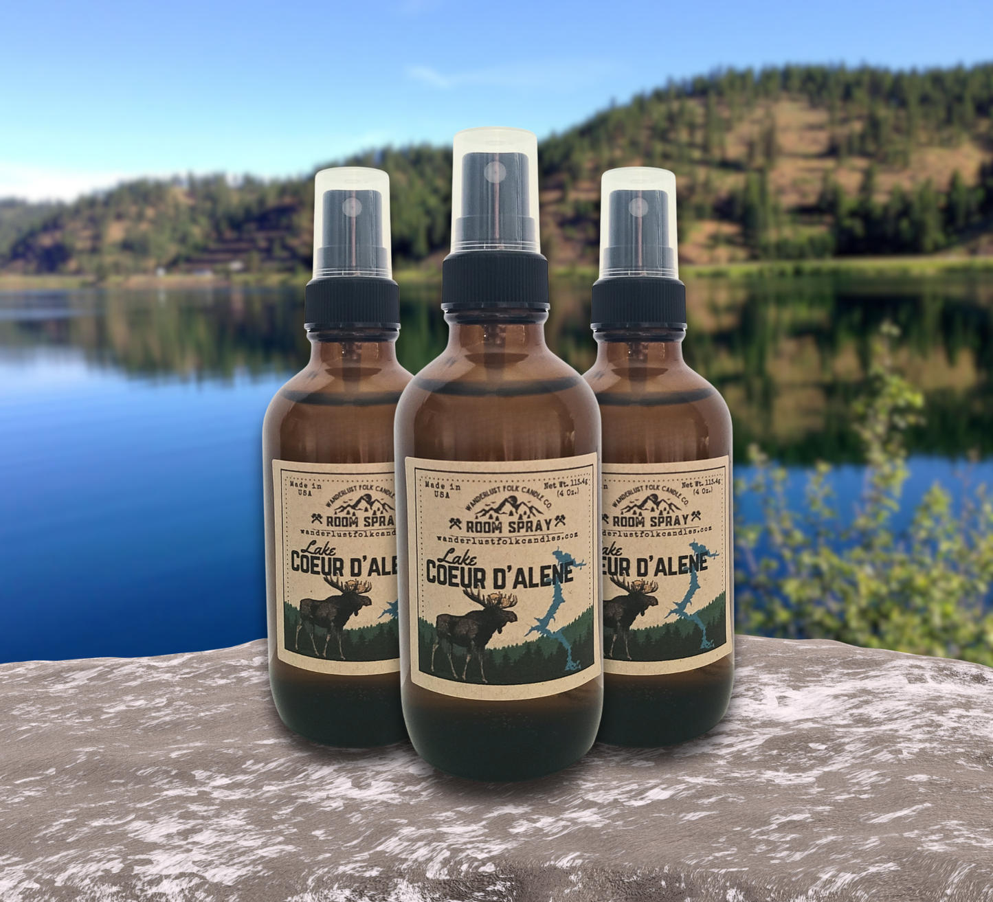 Lake Coeur d'Alene | North Idaho Room Spray | Non-Toxic